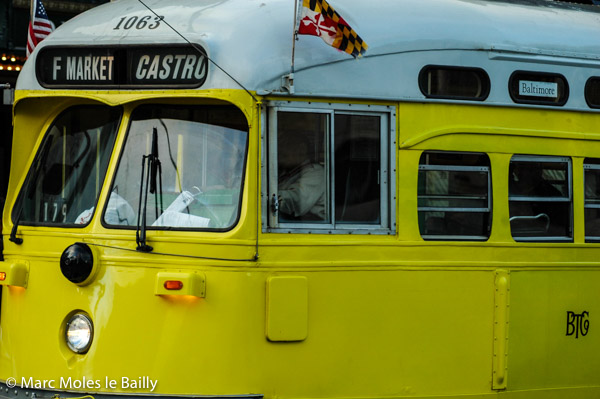 Photography by Marc Moles le Bailly - Colors - San Fransisco Yellow Tram