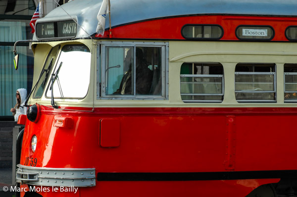 Photography by Marc Moles le Bailly - Colors - San Fransisco Red Tram