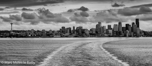 Photography by Marc Moles le Bailly - North America - Seattle From The Sea