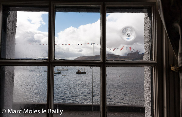 Photography by Marc Moles le Bailly - Scotland - Ullapool Through The Window