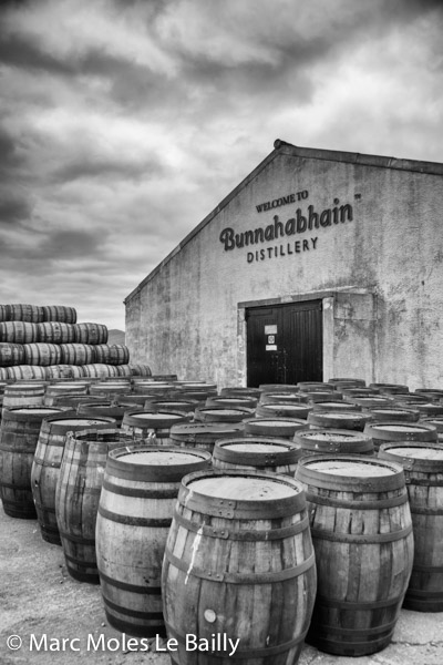 Photography by Marc Moles le Bailly - Scotland - Bunnahabhain Distillery