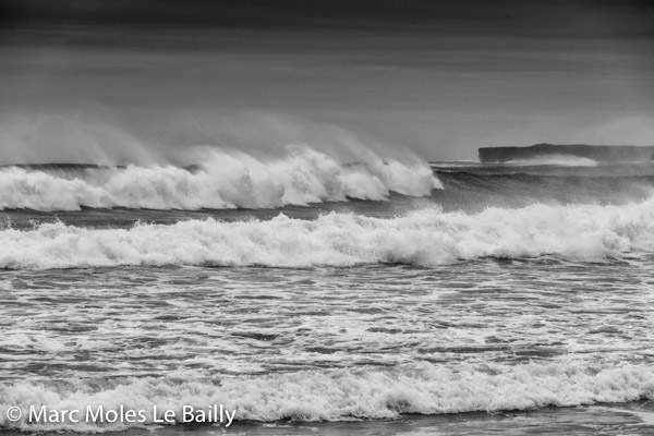 Photography by Marc Moles le Bailly - Scotland - Waves On Orkney
